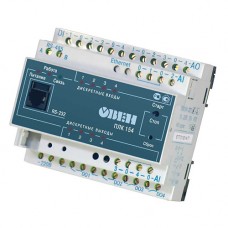 Контроллеры, ПЧВ, регуляторы Программируемый логический контроллер ОВЕН ПЛК 154, фото 1, цена